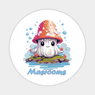 Oyster mushrooms Magnet